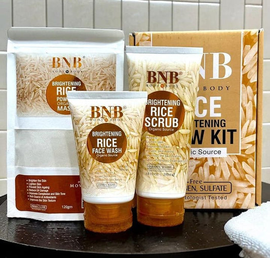 BnB 3-in-1 Rice Kit for Glowing and spotless skin